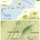 Location of Borneo. The dated rock art is in the Sangkulirang-Mangkalihat Peninsula (SMP). (b, bottom): Rock art sites with dated cave art.